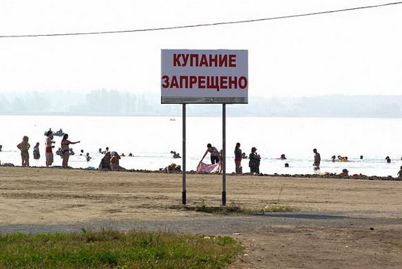 В Челябинске разгромили «путинский» пляж